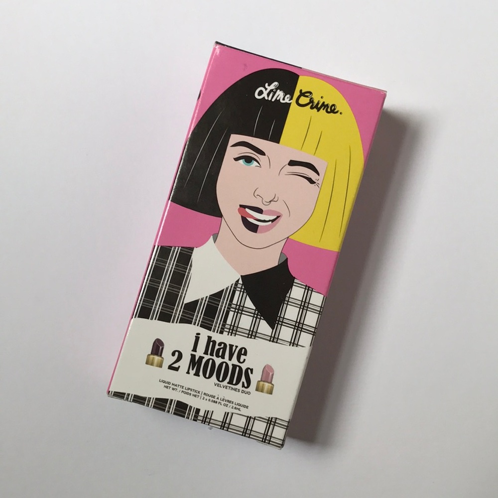 Limecrime I have two moods lipstick set